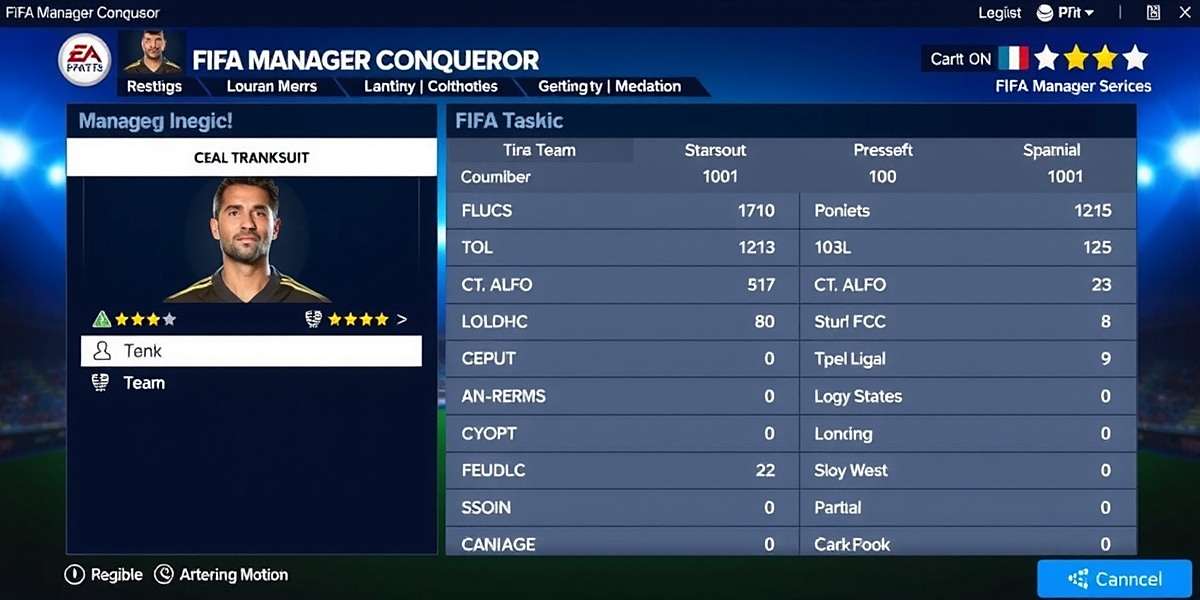 FIFA Manager Conqueror Gameplay showing ISL team management screen